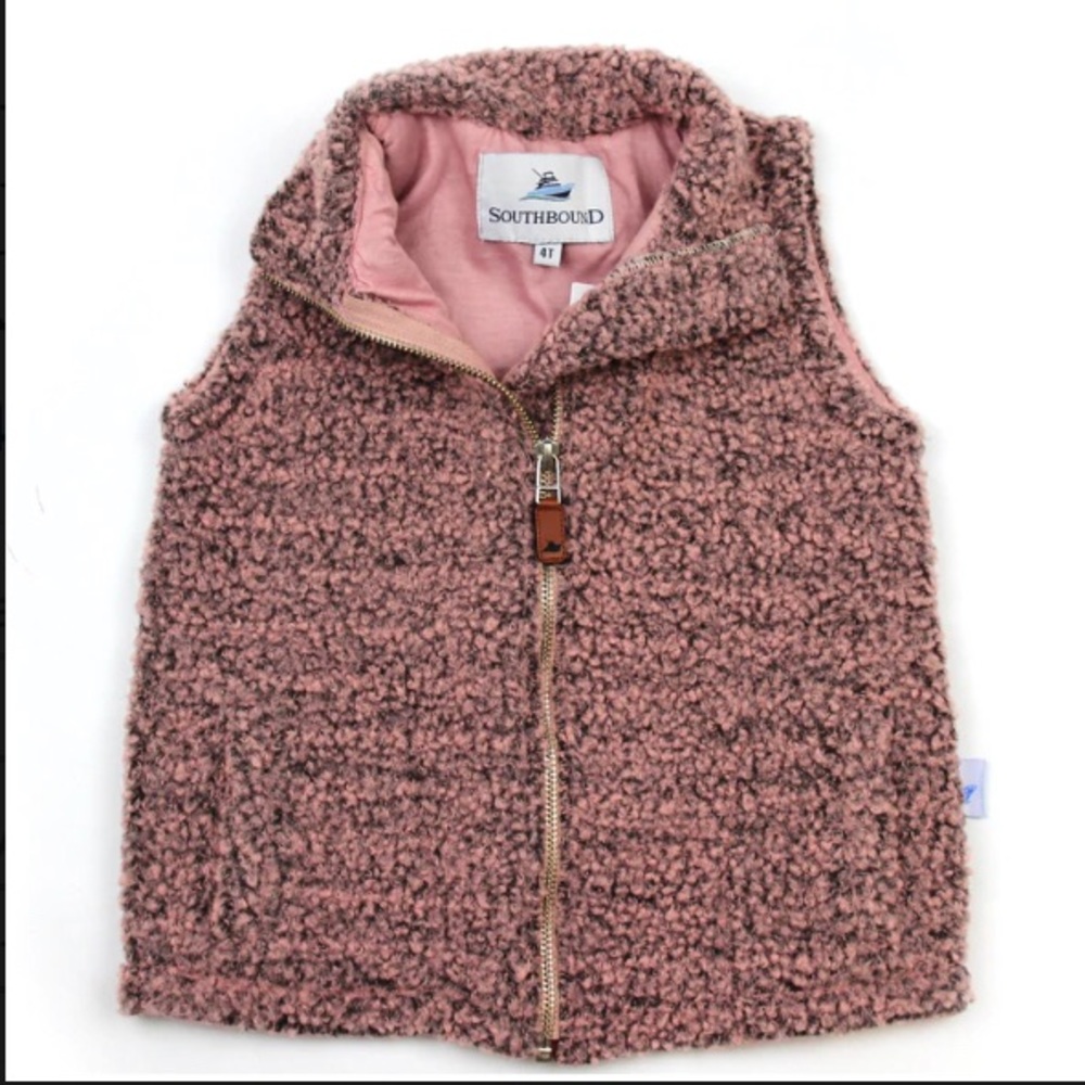 Girls Southbound Sherpa Vest Size 12